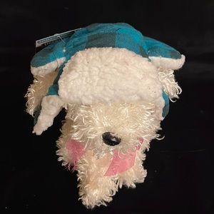 Plaid Winter Dog Hat w/Ear Flaps. S/M